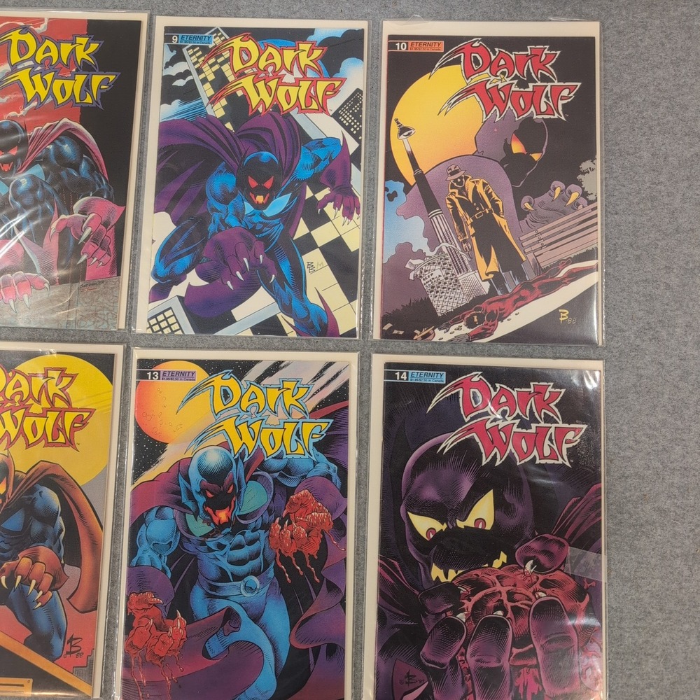 Dark Wolf Eternity Comics Lot Issues 7 8 9 10 11 12 13 14 Copper Age NM - Picture 3 of 3